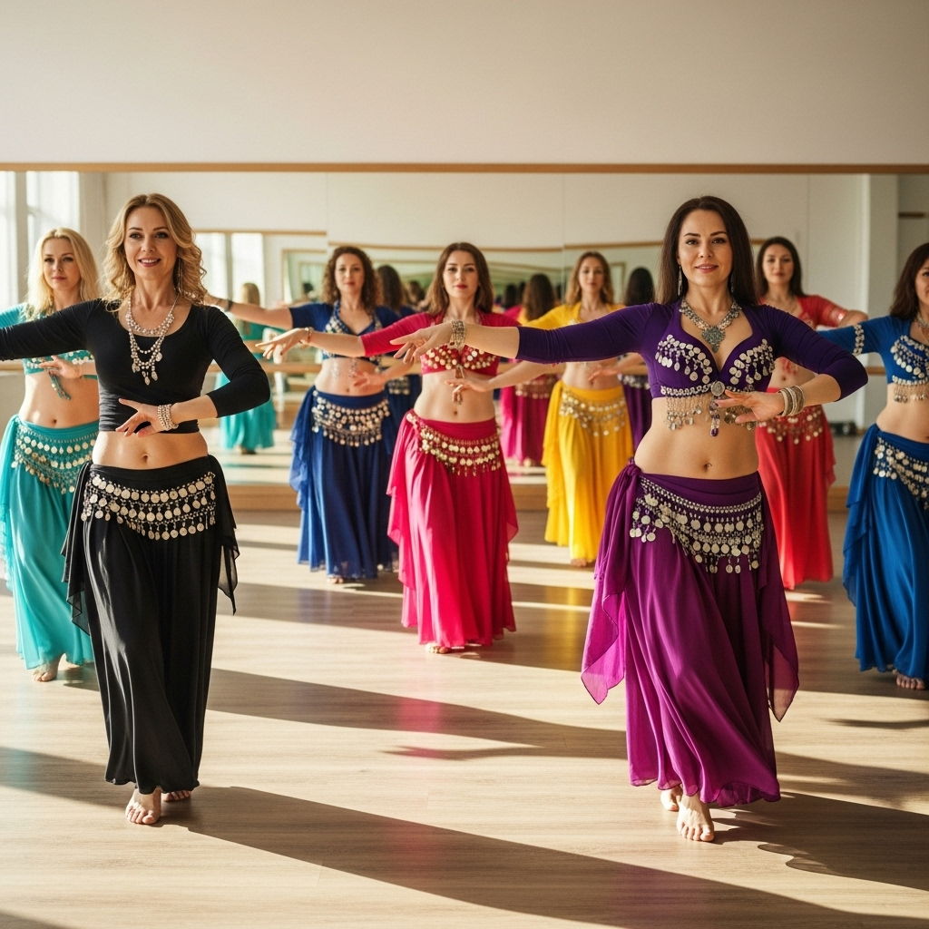 Belly dance (танец живота) занятие в студии (м. Отрадное)