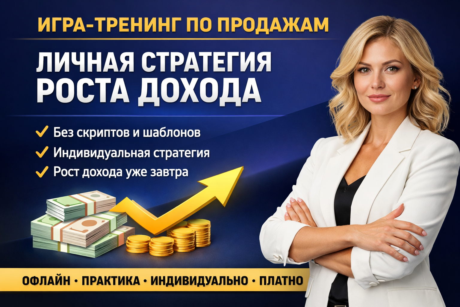 Игра-тренинг по продажам: личная стратегия роста дохода. Индивидуальная стратегия роста дохода