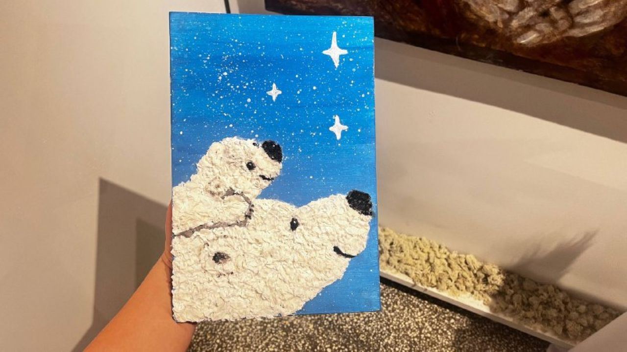 Мастер-класс "Картина: мама с Умкой по мотивам м/ф "Умка" (6+)