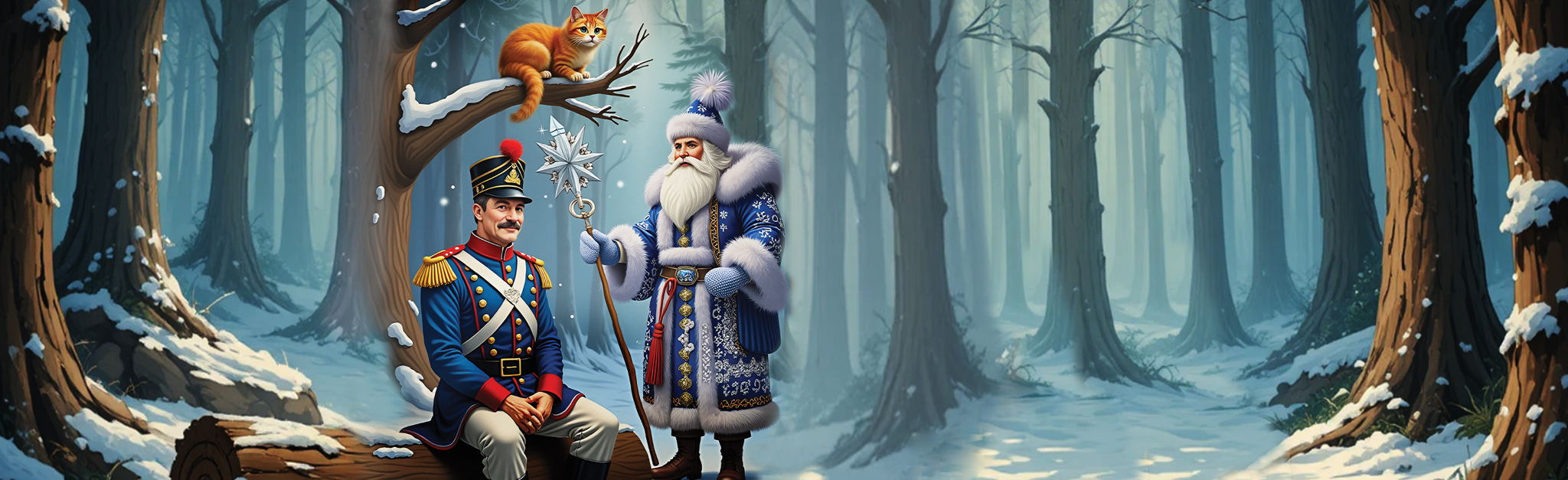 Сказка про то, как храбрый солдат Новый год встречал