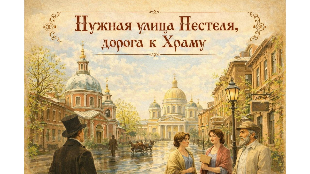 Бесплатная экскурсия «Нужная улица Пестеля, дорога к Храму»