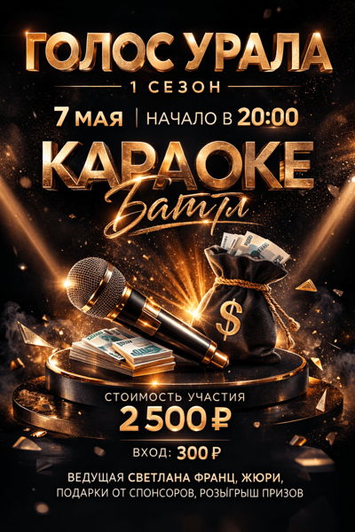 20:00 "ГОЛОС УРАЛА. КАРАОКЕ БАТЛ"