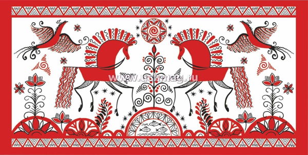 Мастер-класс «Мезенская роспись»