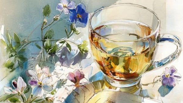 Мастер-класс «Цветы и свет: акварель по сырому»