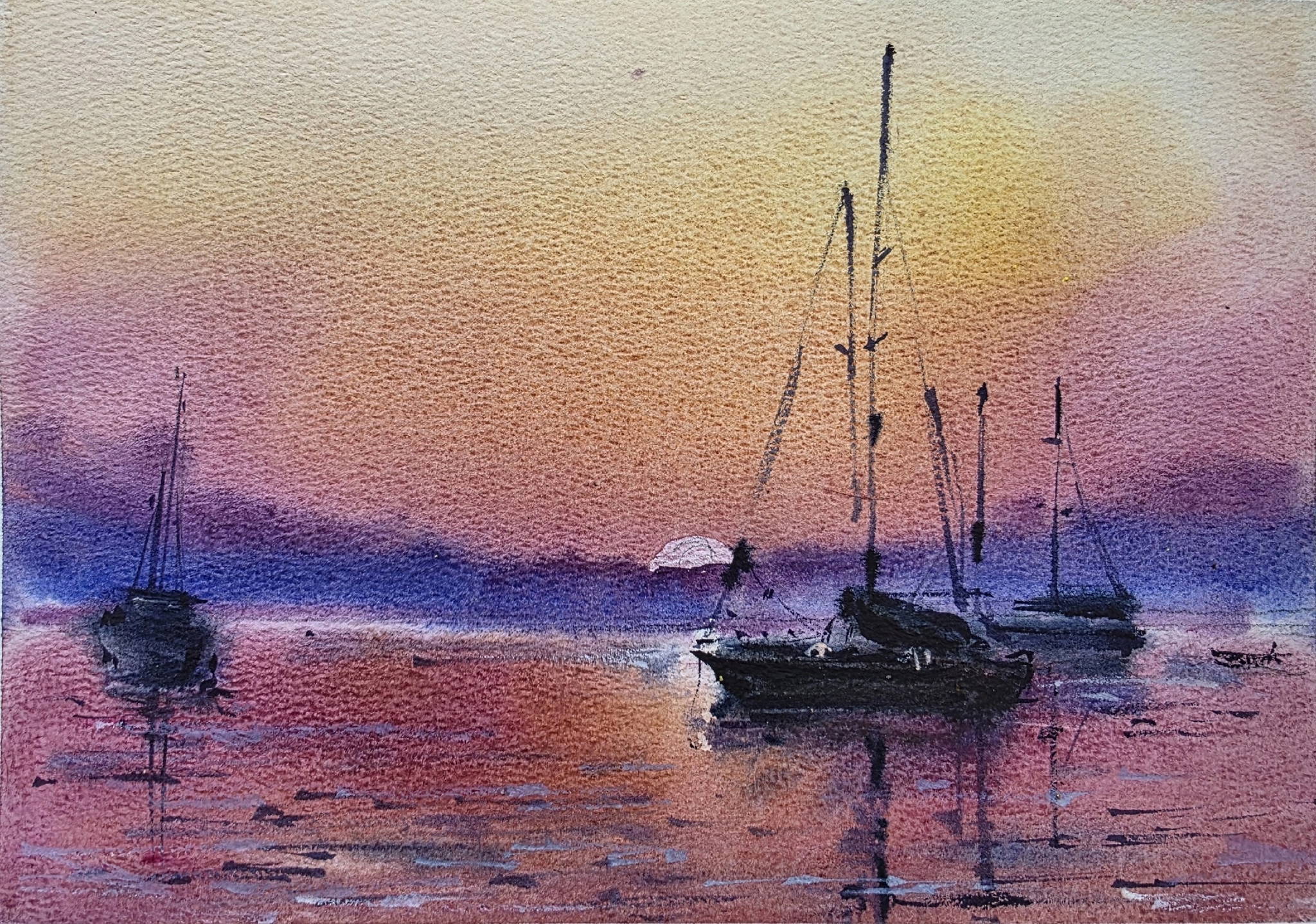 Мастер-класс по рисованию картины акварелью