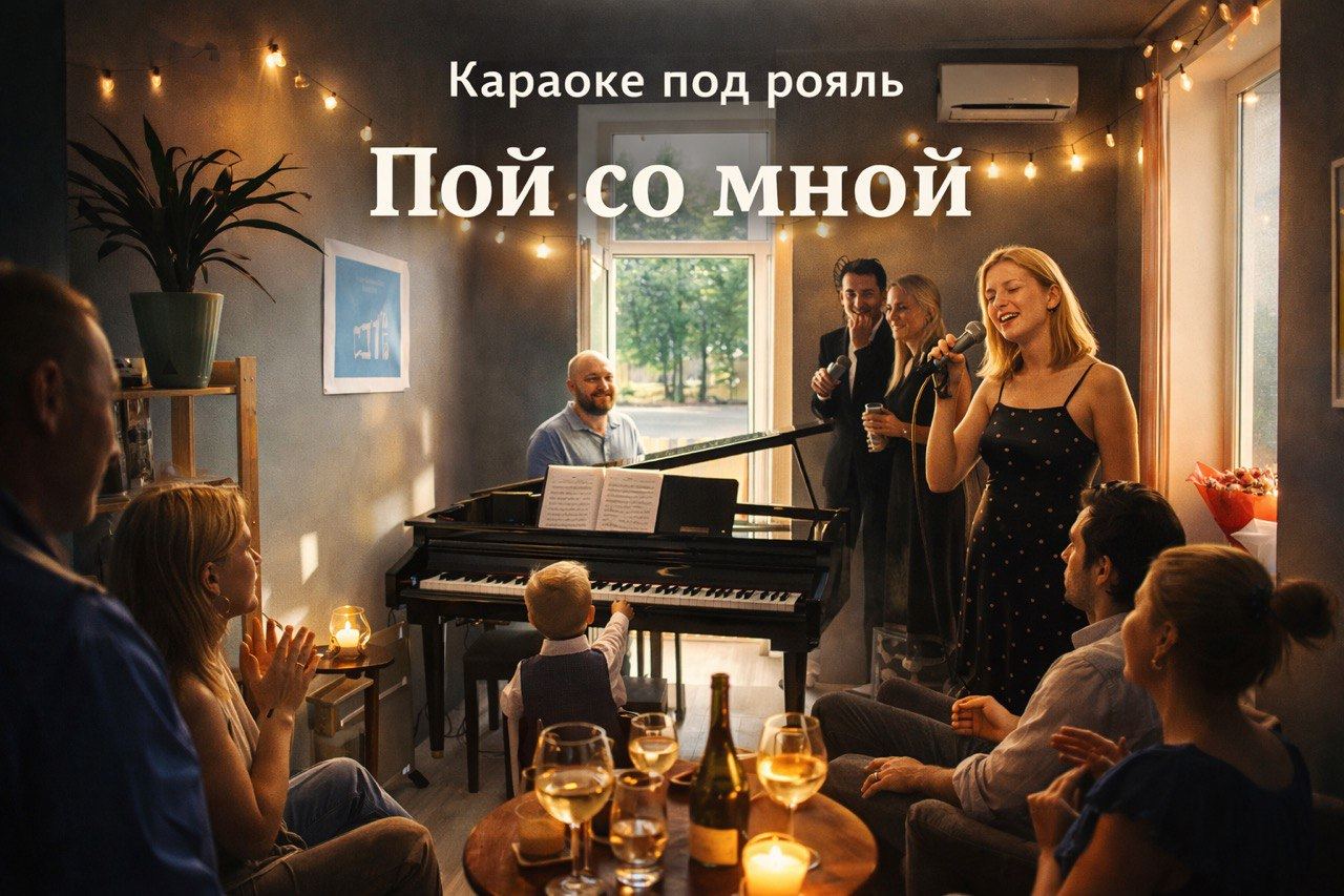 Караоке под рояль — музыкальная встреча «Пой со мной