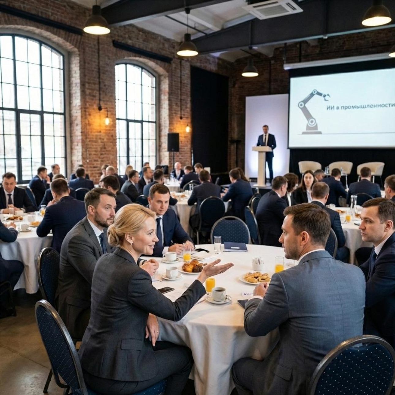 Бизнес-завтрак РСХ и ГК Юзтех по ИИ в химической промышленности