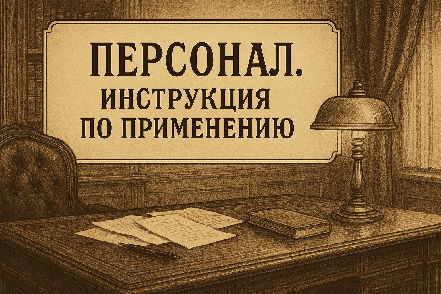 Тренинг «Персонал. Инструкция по применению»