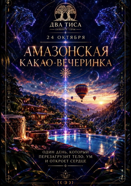 Какао церемония и вечеринка