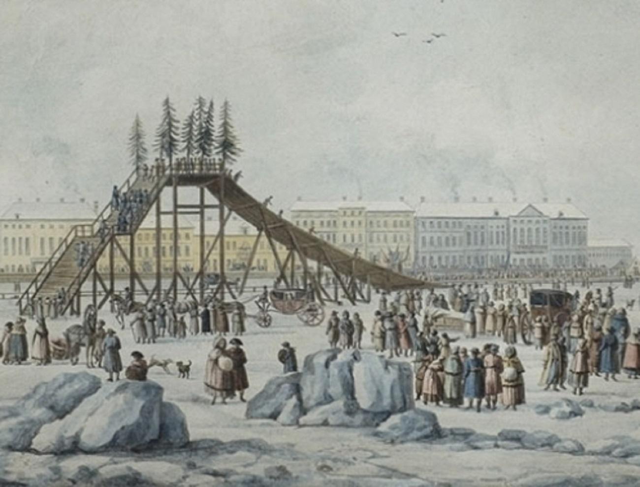 "С горы-стрелой!"