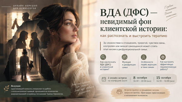 Открытый воркшоп: ВДА (ДФС) — невидимый фон клиентской истори