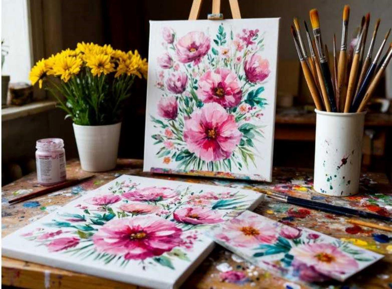 Арт-терапия "Цветочная фантазия"