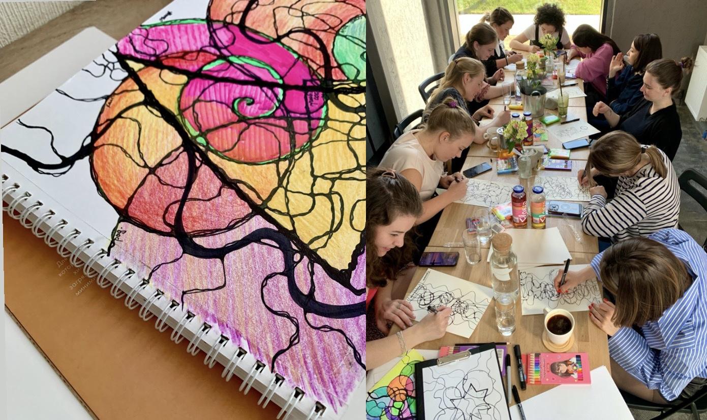 Нейрографика Шаманский дождь