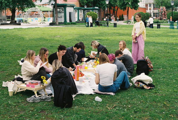 СКЕТЧ ПИКНИК / SKETCH PICNIC: рисуем фрукты и цветы
