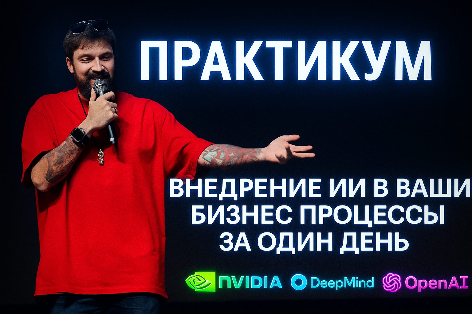 Практикум внедрение ИИ в ваши бизнес процессы за один день