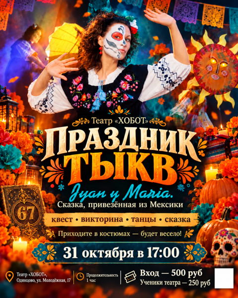 Праздник тыкв театр ХОБОТ