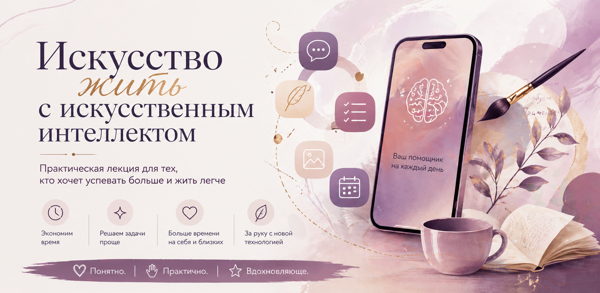 «ИСКУССТВО ЖИТЬ С ИСКУССТВЕННЫМ ИНТЕЛЛЕКТОМ»
