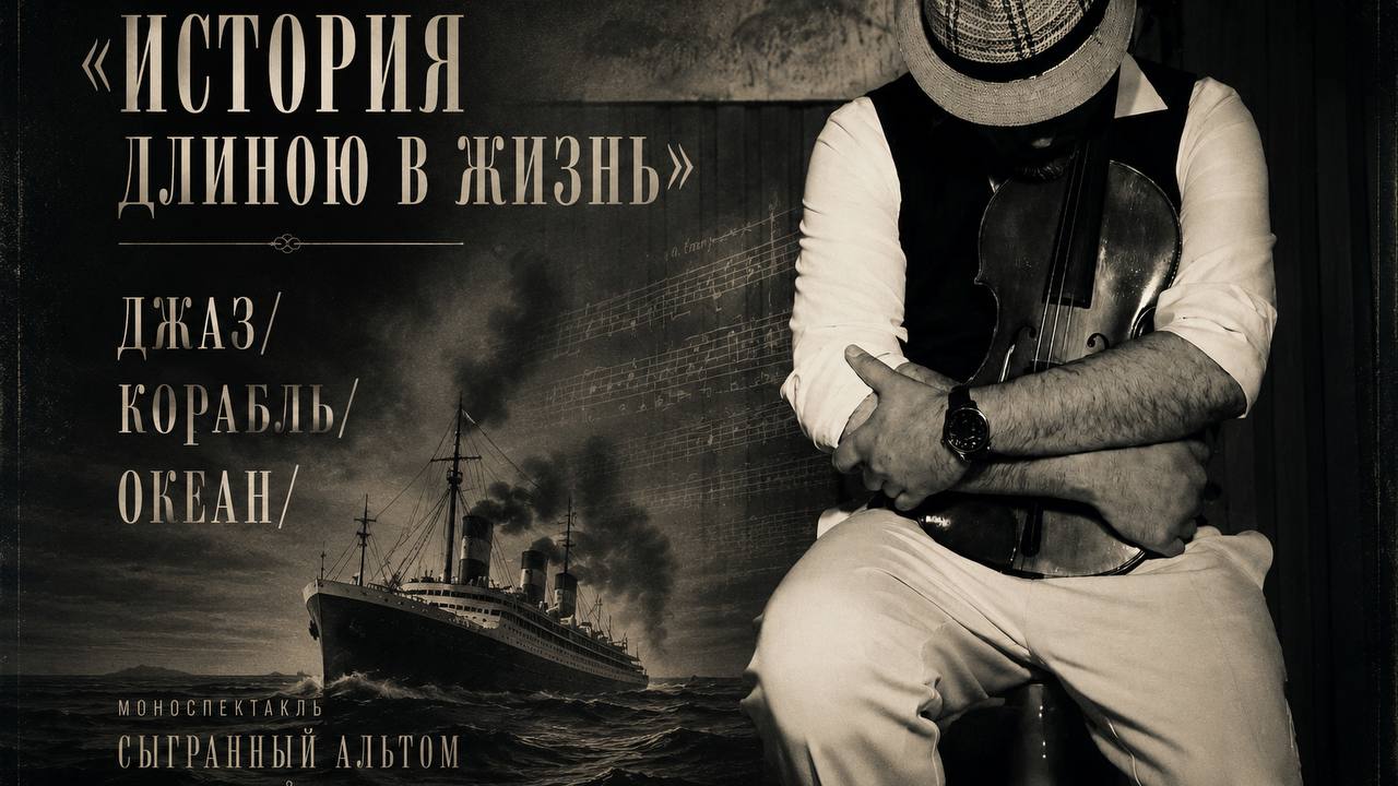 Илья Баранов в моноспектакле «ИСТОРИЯ ДЛИНОЮ В ЖИЗНЬ»