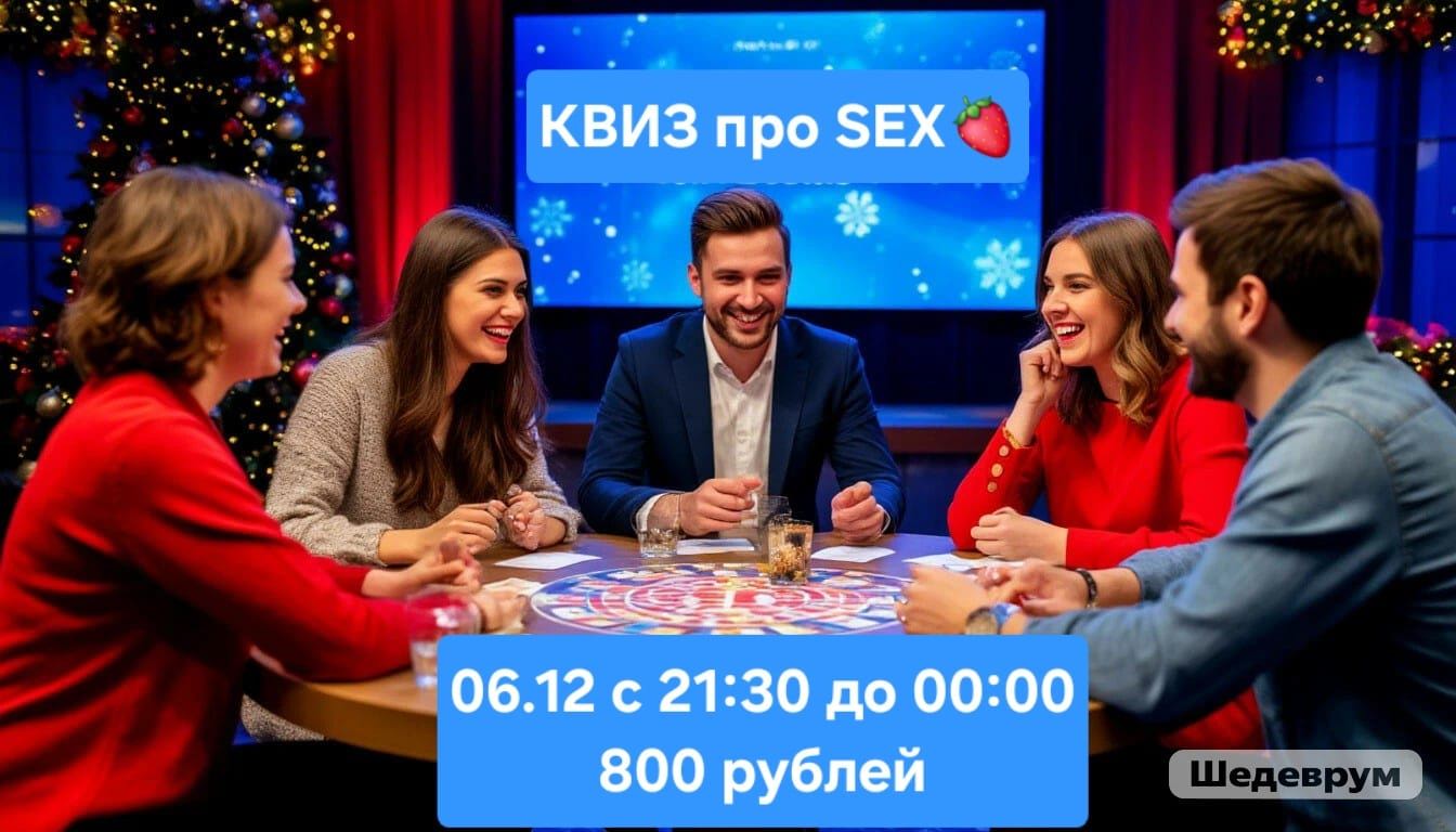 КВИЗ 18+ ПРО SEX