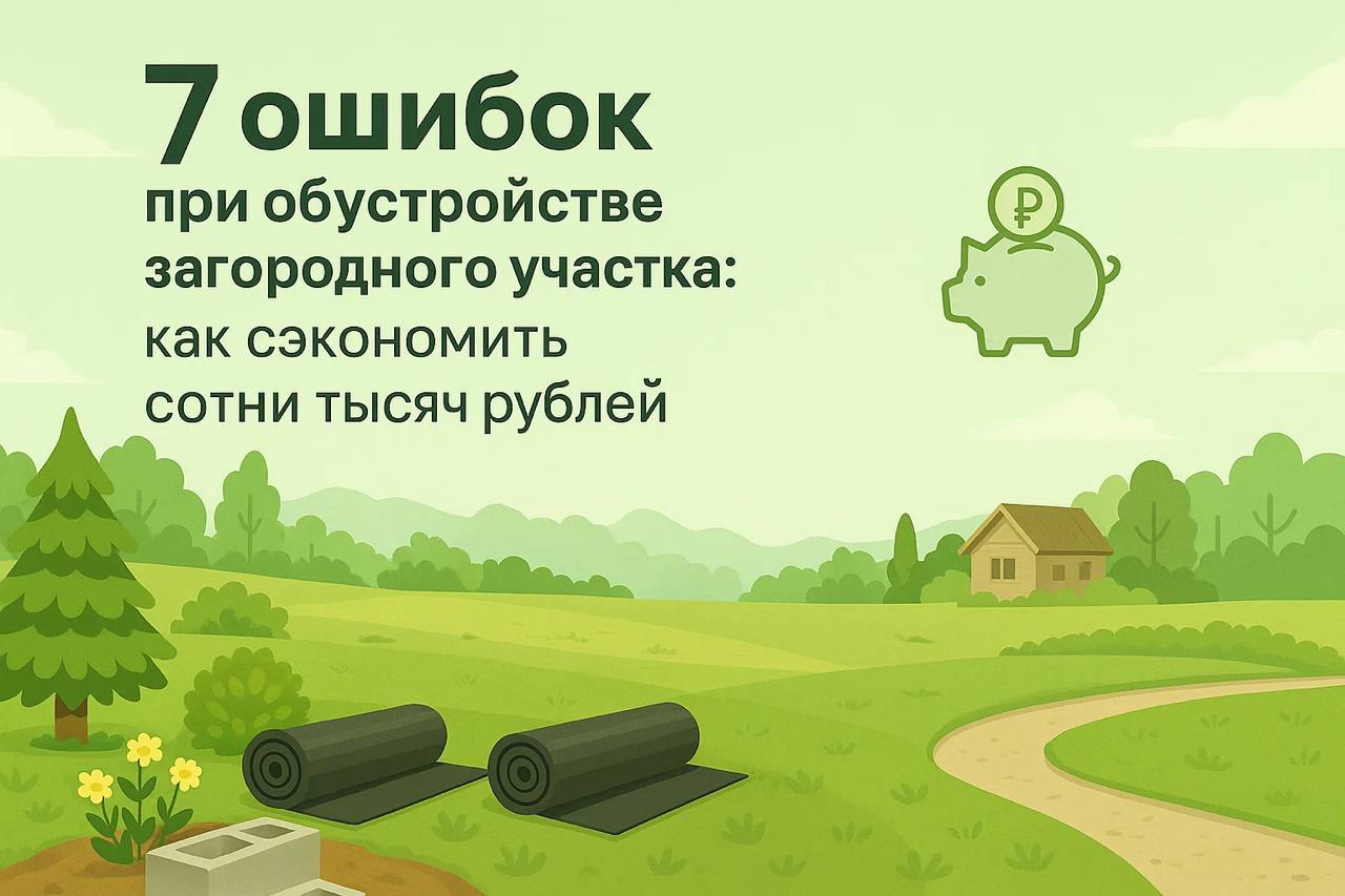 Ошибки при обустройстве загородного участка