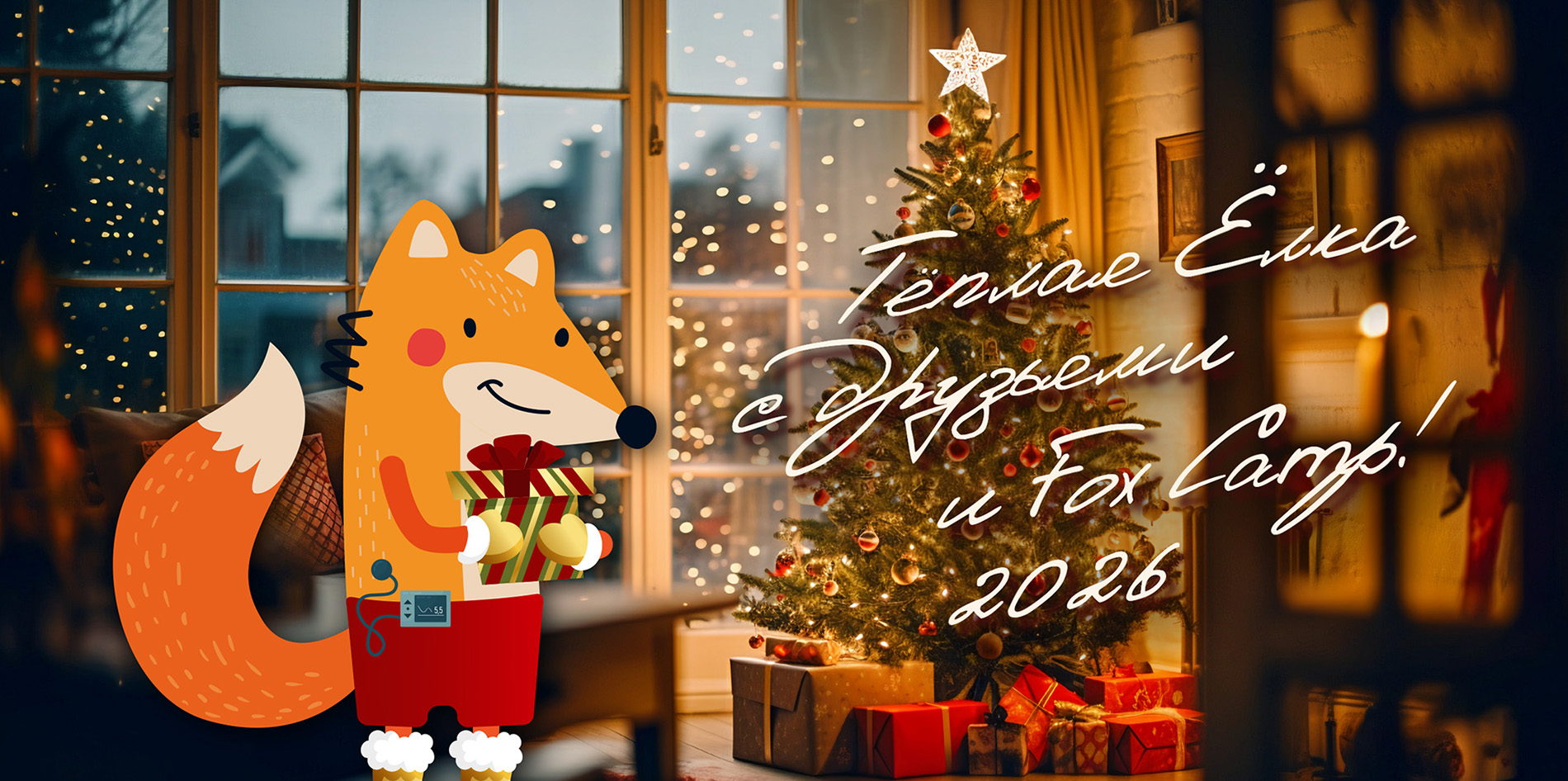 Семейная Тёплая ёлка c Fox Camp