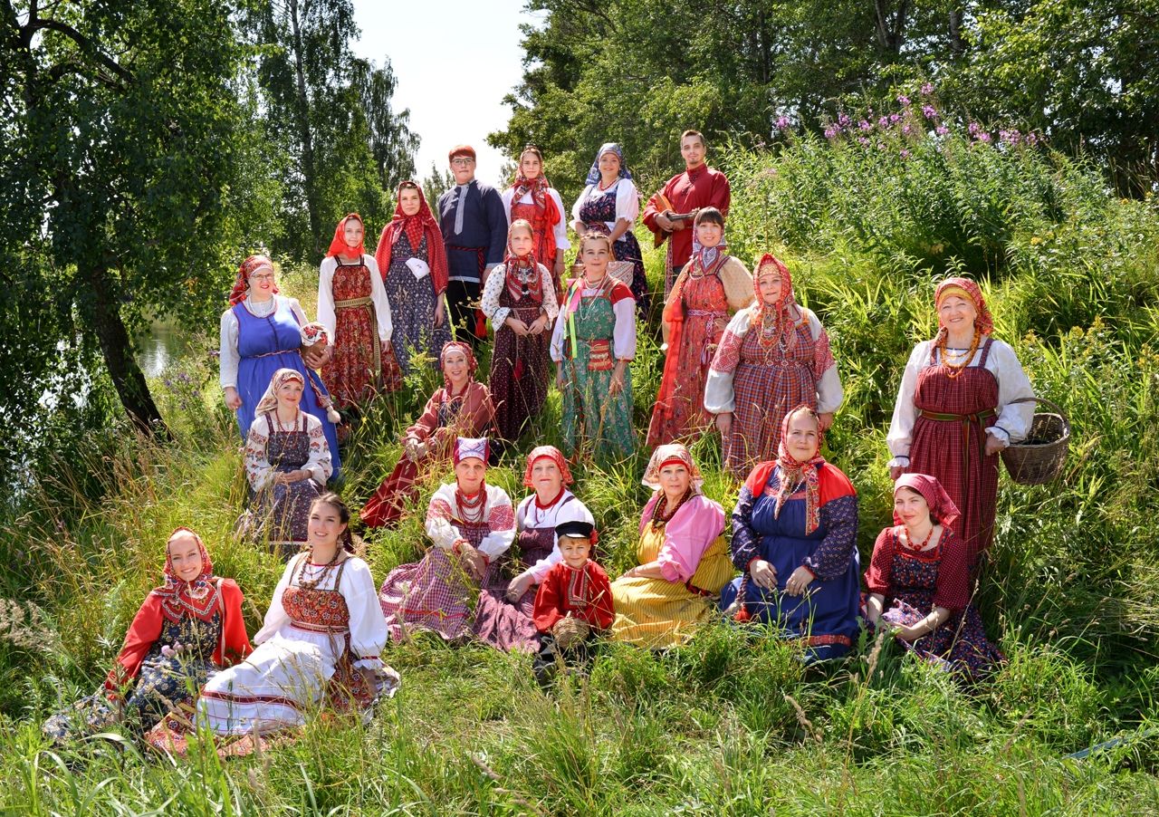 Творческая встреча с народным самодеятельным коллективом фольклорным ансамблем «Новоселье»