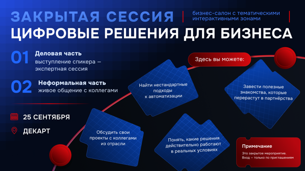 Закрытая сессия: цифровые решения для бизнеса