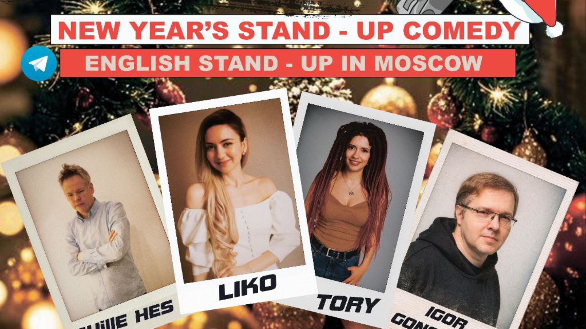 English Christmas Stand-up night