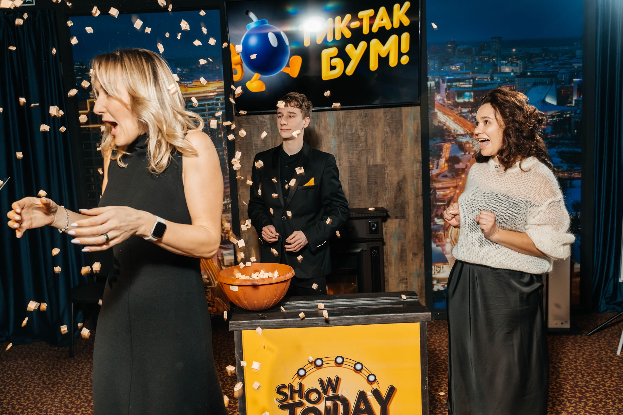 Интерактивная игра в стиле ТВ-передач "Где логика" и "Импровизация"