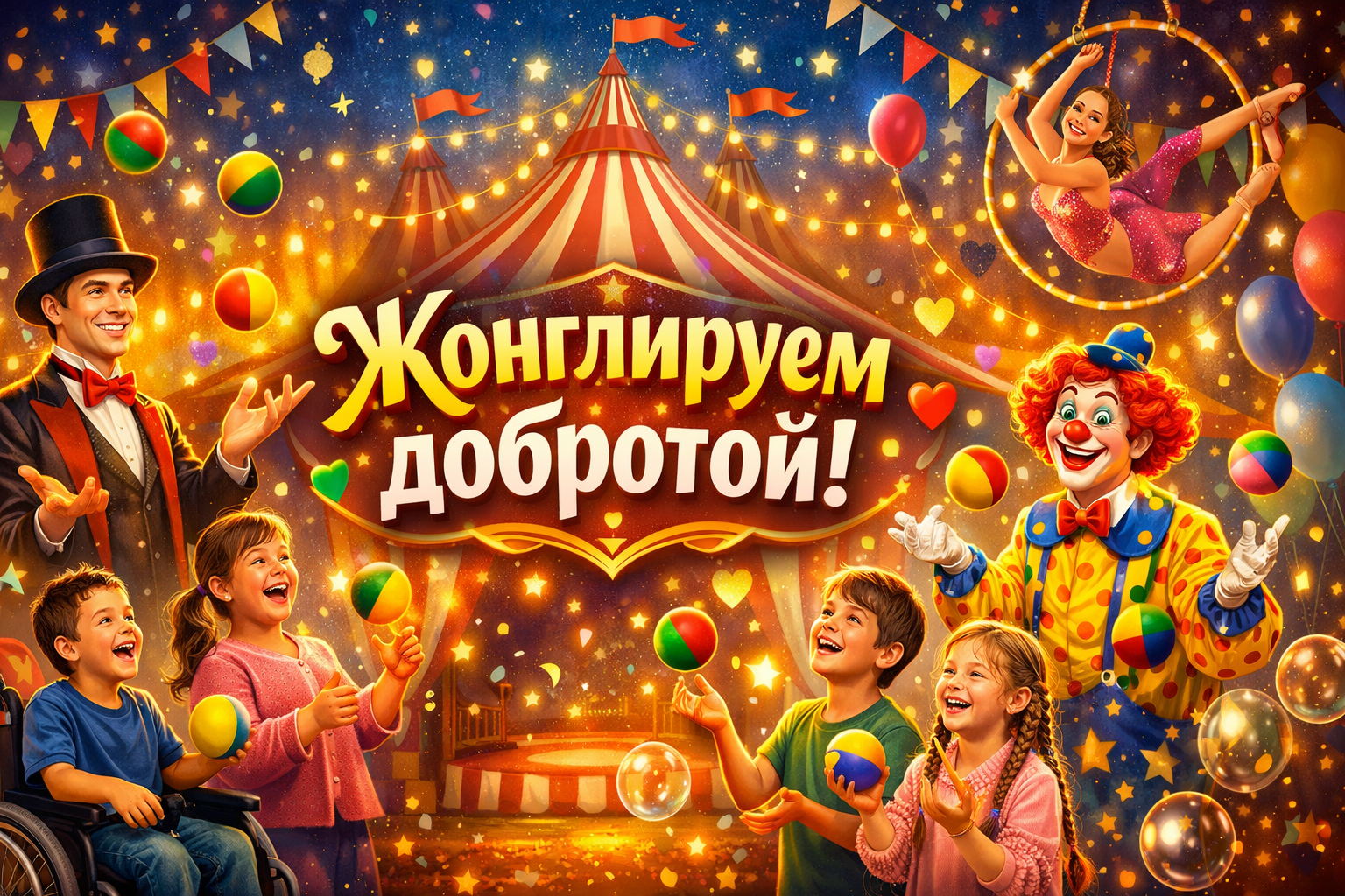 Жонглируем добротой