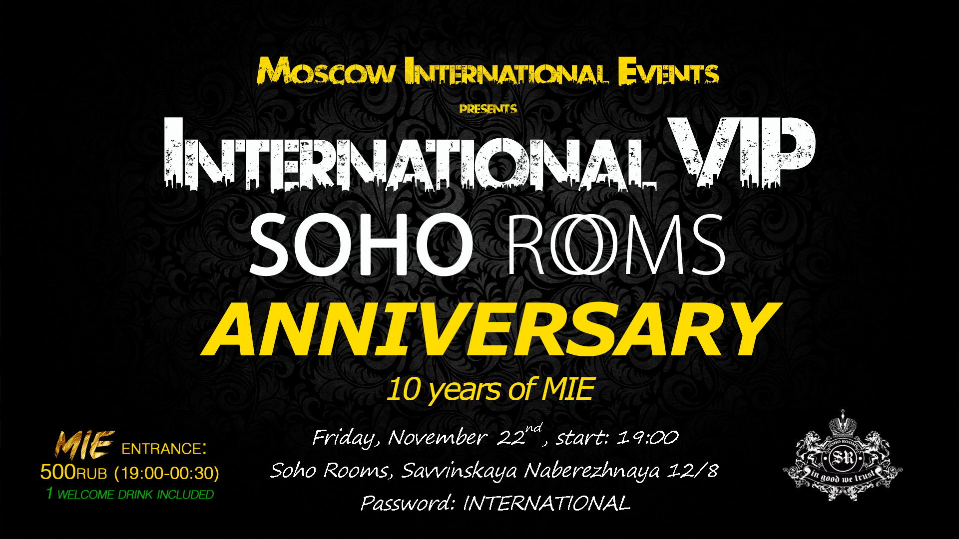 International VIP: Anniversary 10 years of MIE