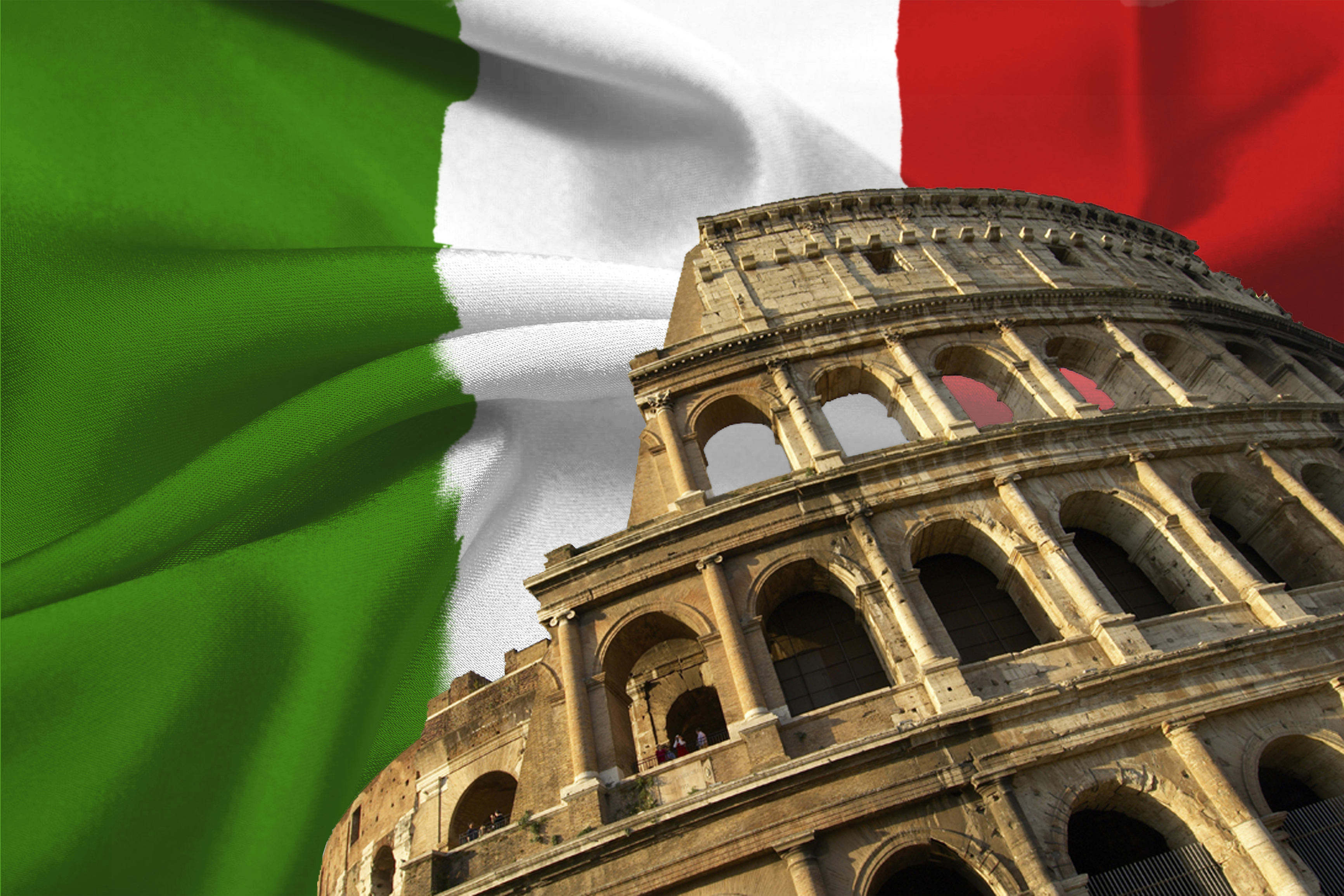 Экономика страны италии. Колизей с флагом Италии. Италия Рим флаг. Италия фон. Италия для дошкольников.