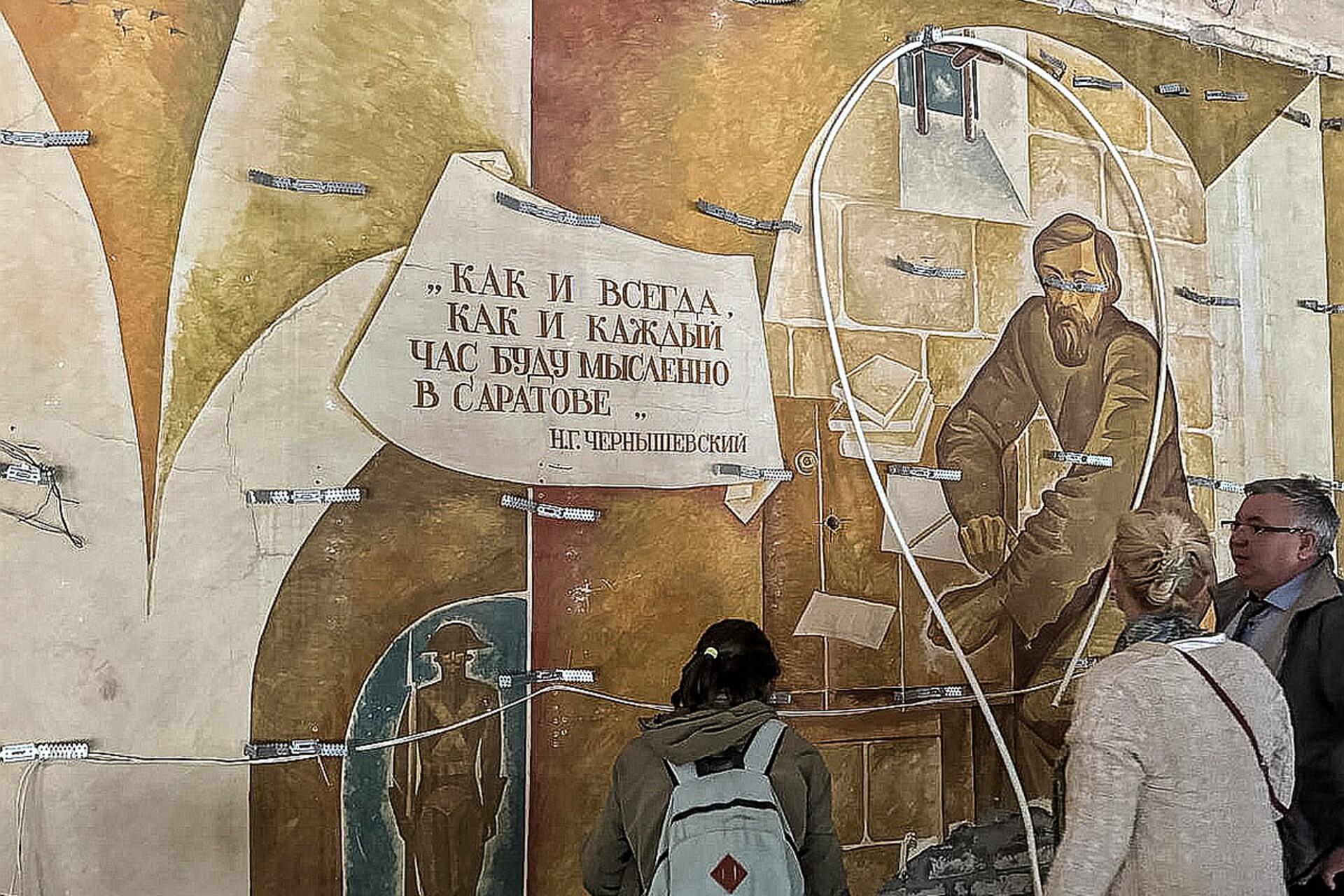 Открытие выставки "Монументалист Юрий Вальков. Саратов — Москва. 1960-1990-е гг"