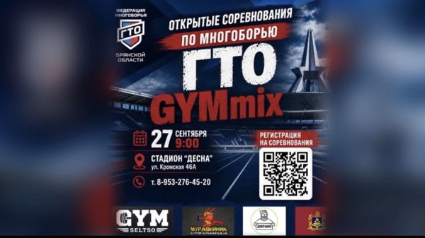 Открытые соревнования по многоборью ГТО GYMmix