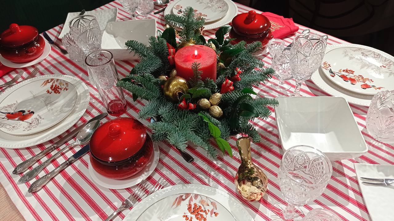 Мастер-класс по сервировке от Веры Григорьевой "Новогодний стол"
