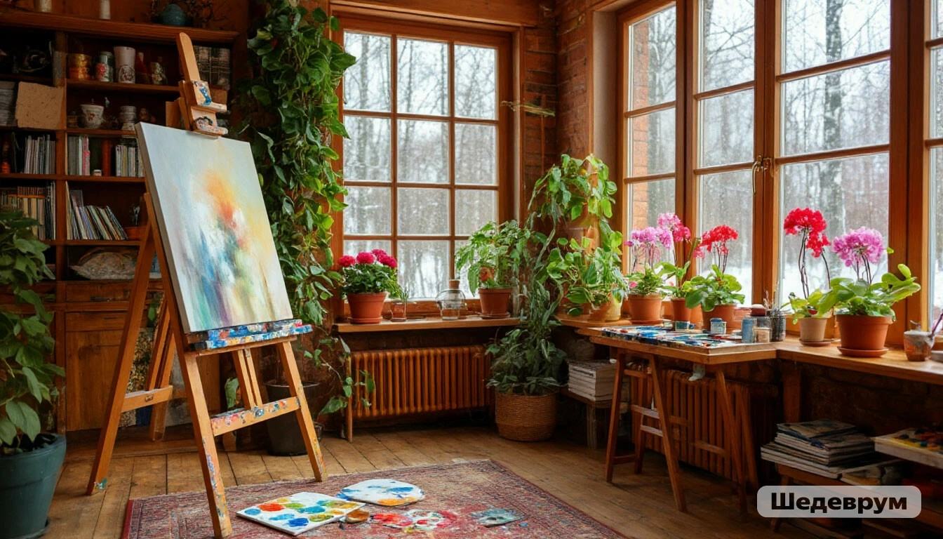 Мастер-класс по арт-терапии «Цветы сквозь зиму»