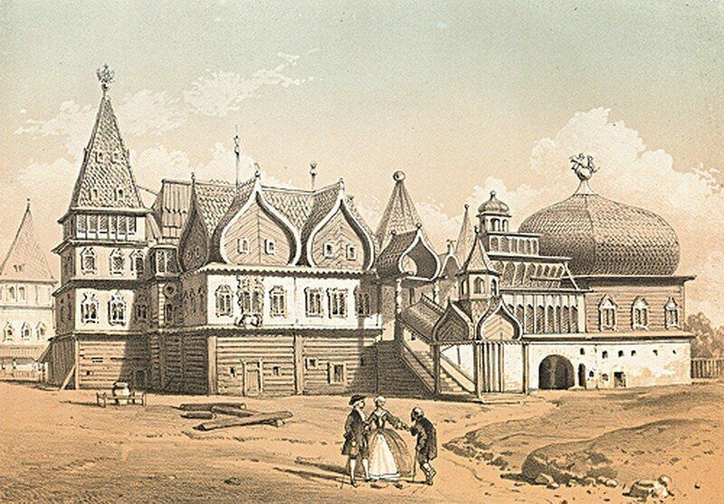 Дворец алексея михайловича в коломенском 17 век