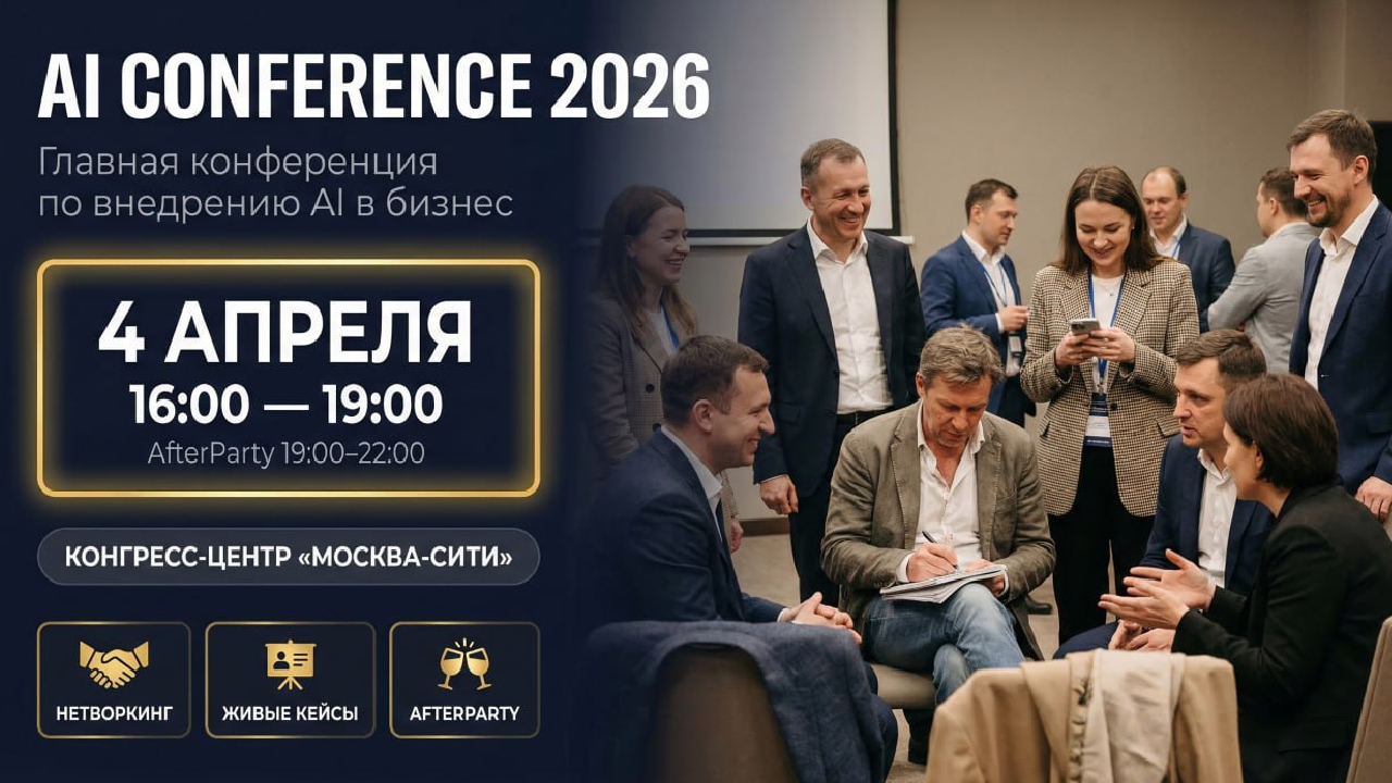 Ai бизнес-конференция и afterparty с предпринимателями