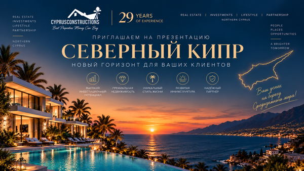 СЕВЕРНЫЙ КИПР В СОЧИ: НОВОЕ НАПРАВЛЕНИЕ ДЛЯ ИНВЕСТИЦИЙ