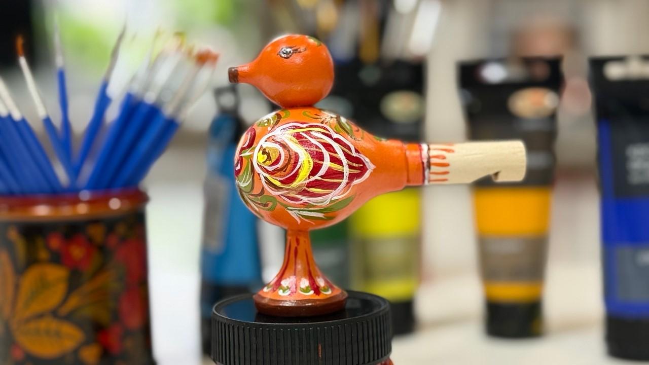 Мастер-класс «Птичка-свистулька»