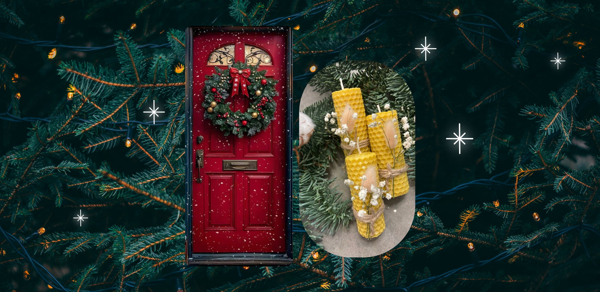 Мастер-классы "Рождественские свечи" и "Дверь в Новый год"