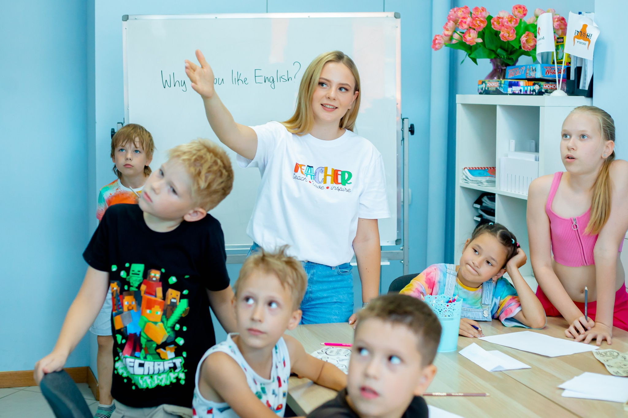 Осенняя тематическая смена в городском английском лагере для детей 7-10 лет