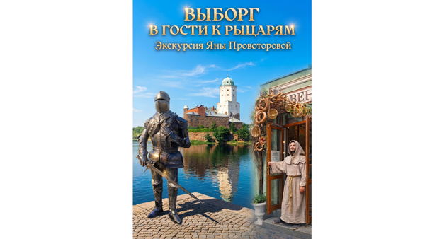 Бесплатная экскурсия «Выборг. Рыцари, проклятие замка, черепаха Виипури, руки калачом, ведьмин дом и чудеса.»