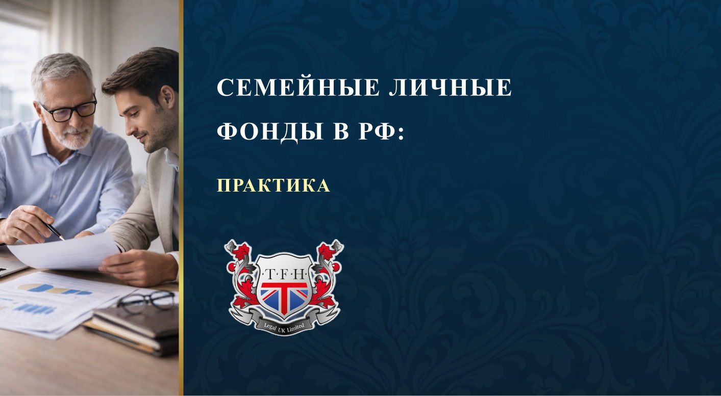 СЕМЕЙНЫЕ ЛИЧНЫЕ ФОНДЫ В РФ: ПРАКТИКА
