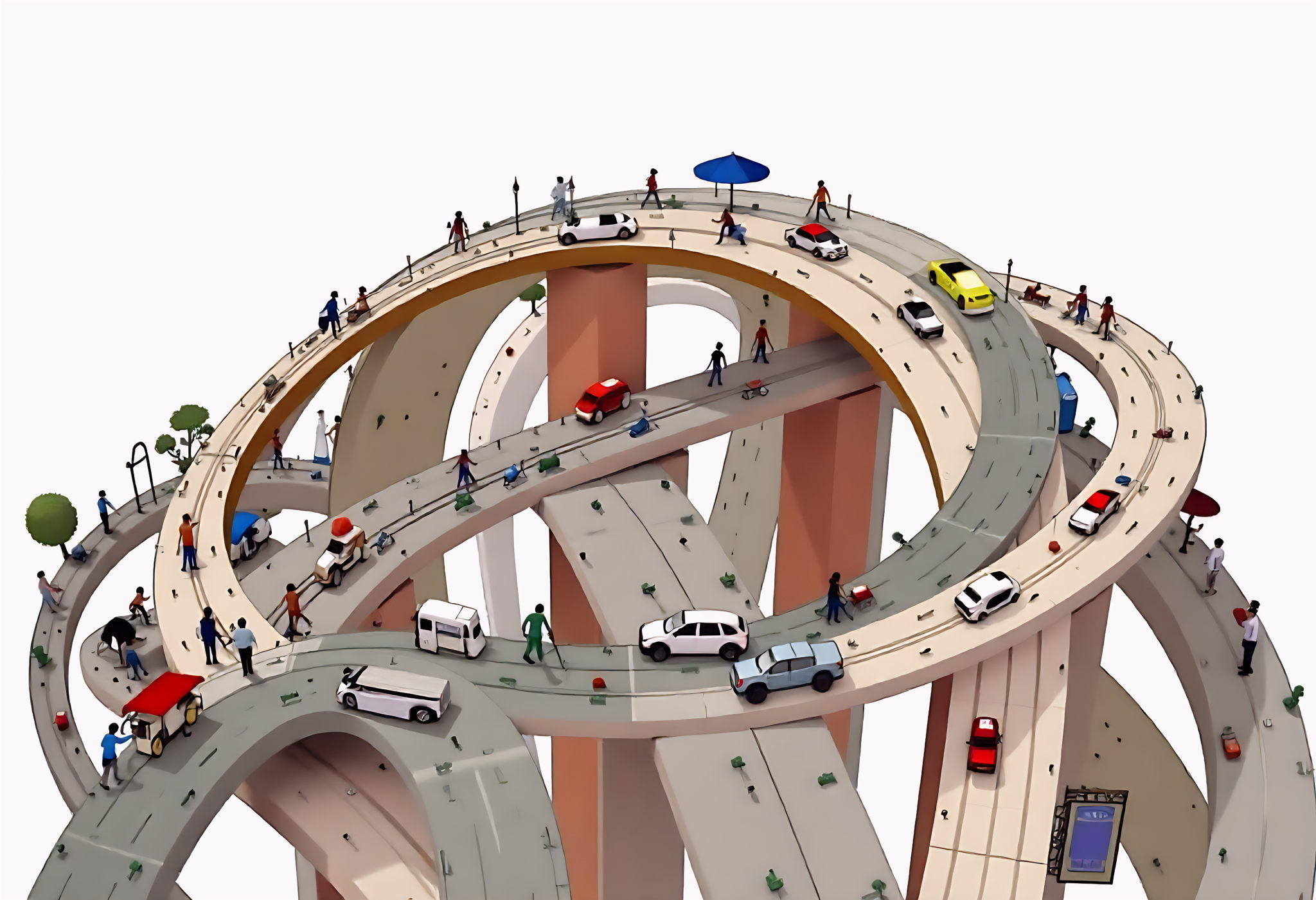 Мастер-класс «Мосты-трансформеры, живые тоннели, развязки-осьминоги»