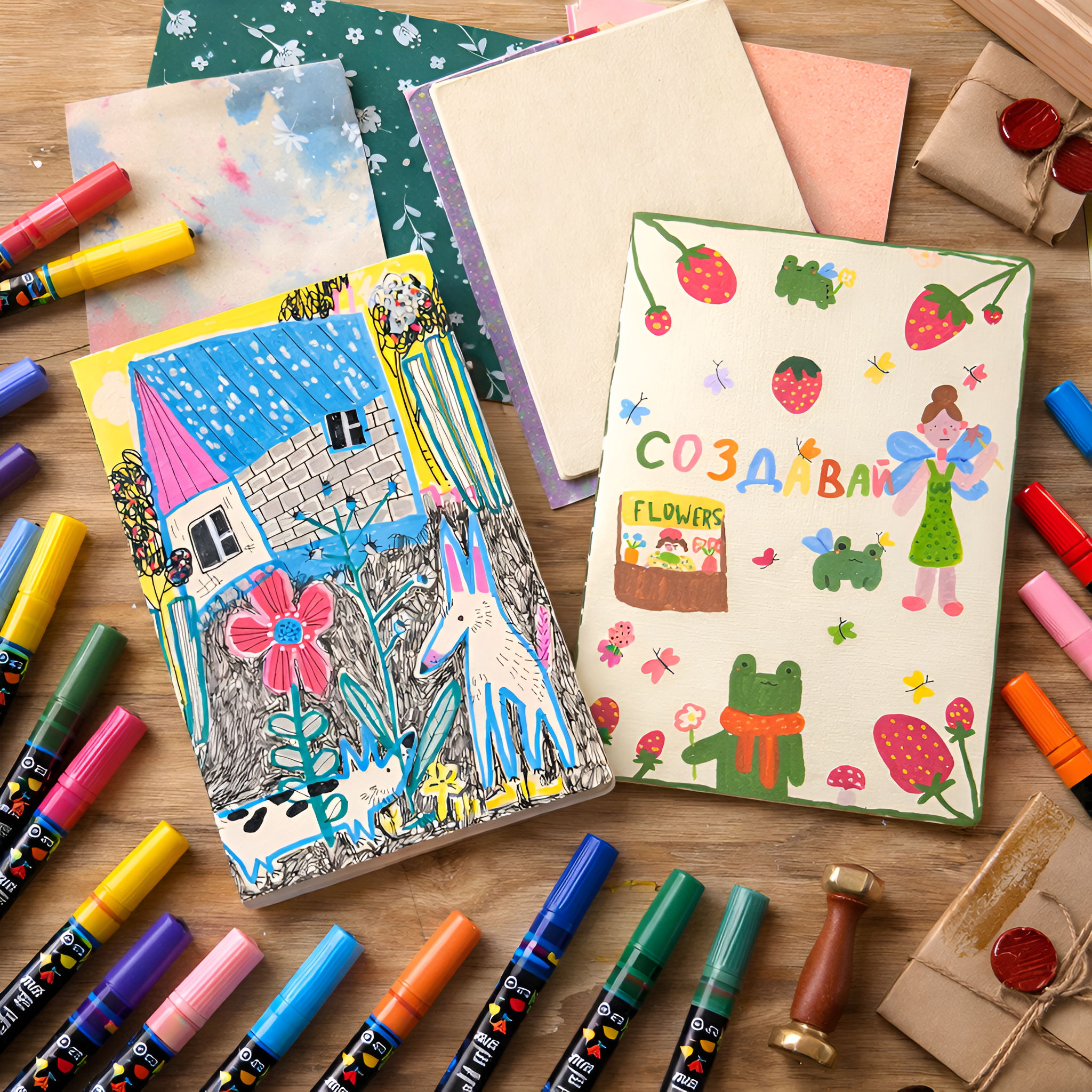 Мастер-класс по созданию блокнотов