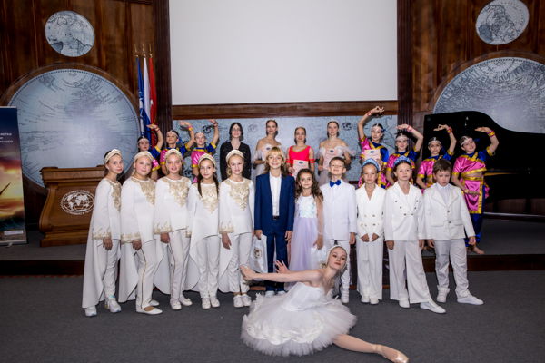 Детско-юношеский концерт в Штаб-квартире Русского географического общества, посвященный Дню Победы