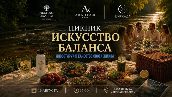ВЕЛНЕСС-ПИКНИК «ИСКУССТВО БАЛАНСА»