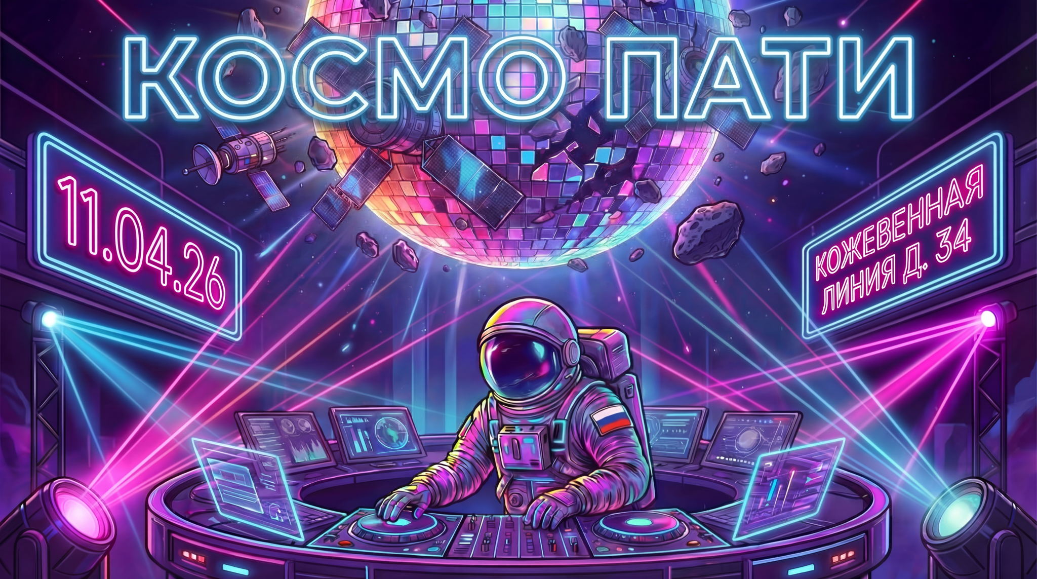 КОСМОДИСКОТЕКА + КАРАОКЕ и кое что ещё…