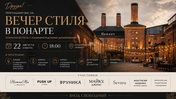 Вечер стиля в Понарте